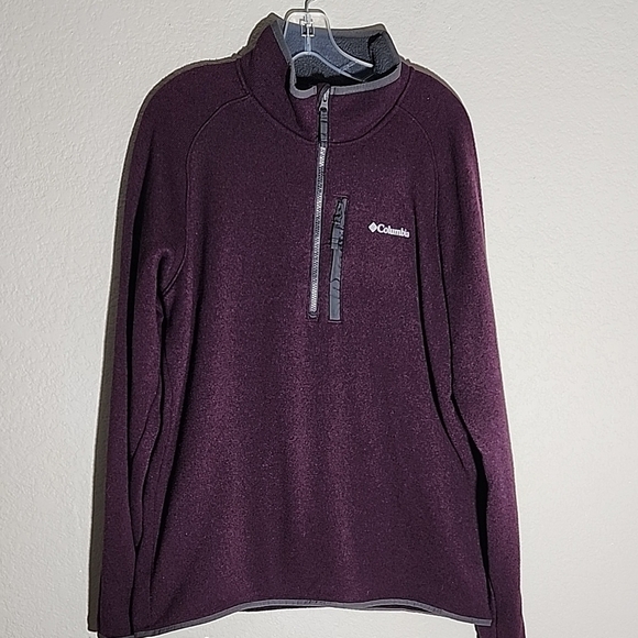 Columbia Sweater Womens Size XL Purple Pull Over - Picture 1 of 9
